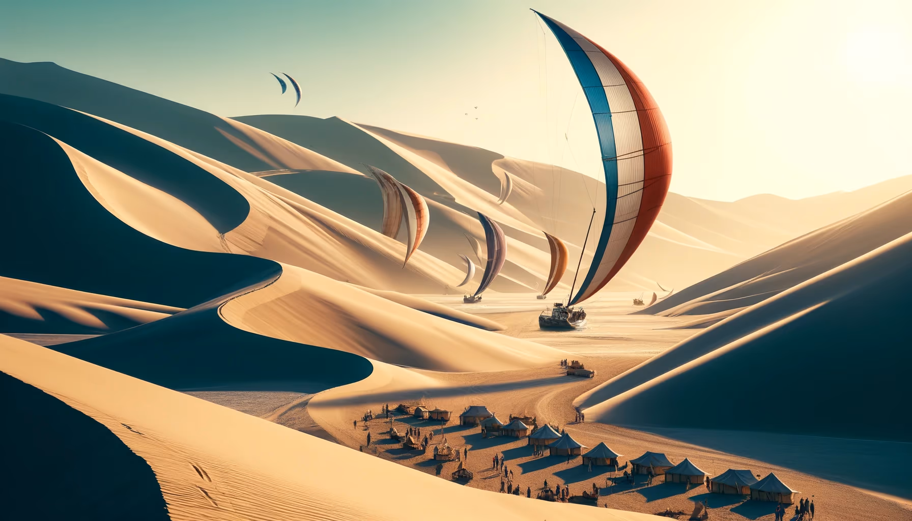 River Flow · Huacachina