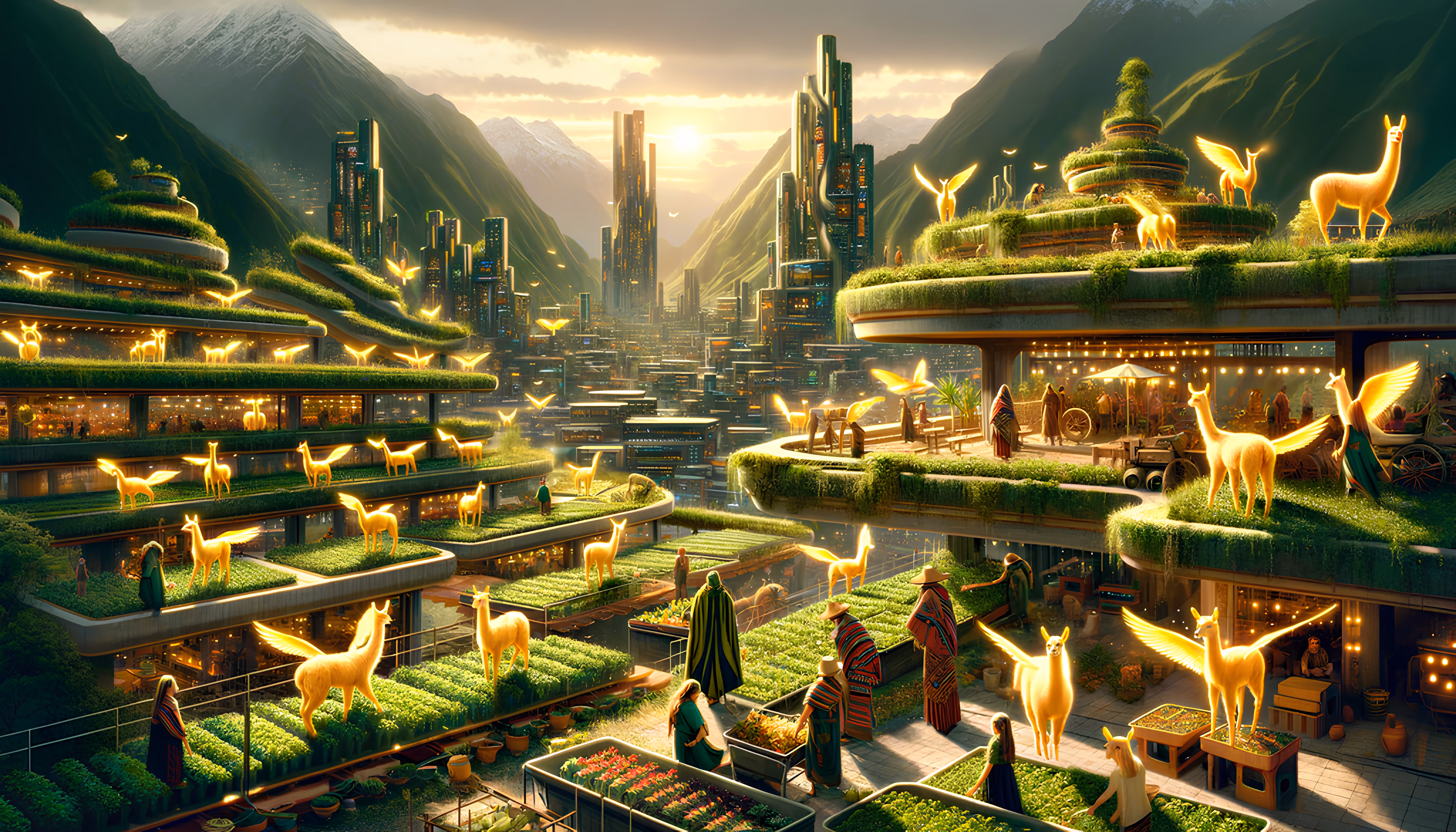 Saqsay Code · Golden Flying Llamas