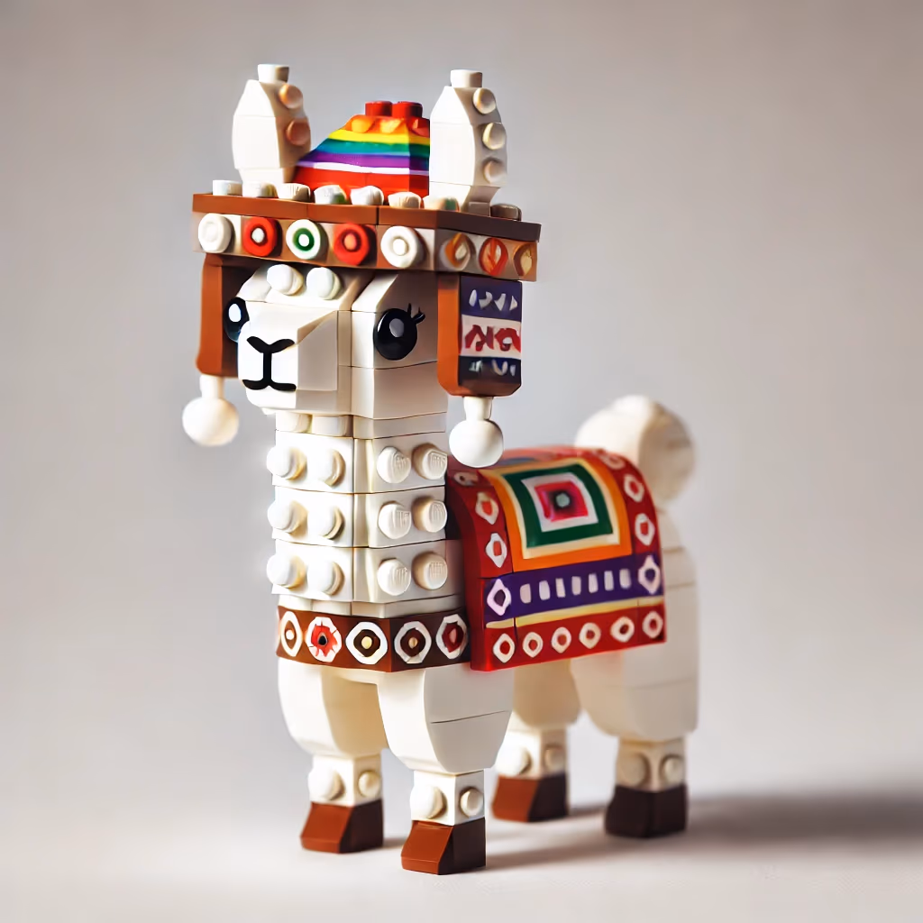 Ceremonial Baby Llama Model